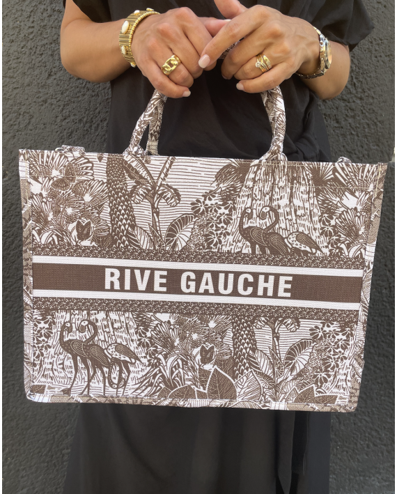 Sac rive gauche marron