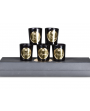 Coffret de 5 bougies essentiels noir