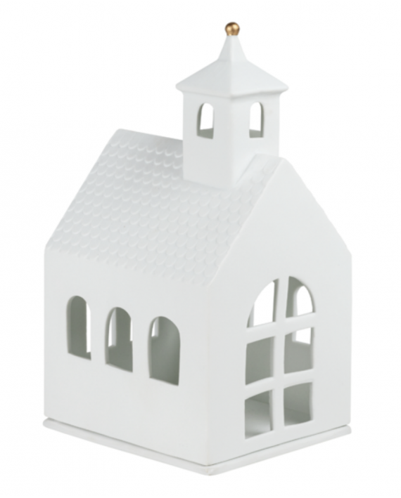 Photophore Chapelle en porcelaine