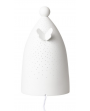 Lampe ange en porcelaine