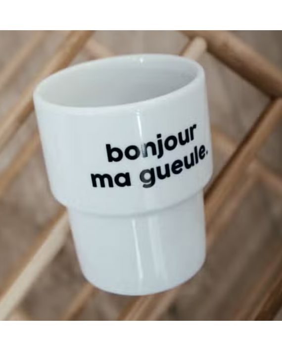 Gobelet / tasse / mug bonjour ma gueule