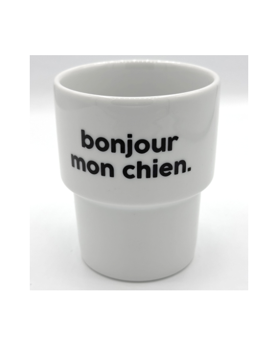 Gobelet / tasse / mug bonjour mon chien