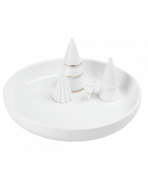 Coupelle / assiette rader en porcelaine