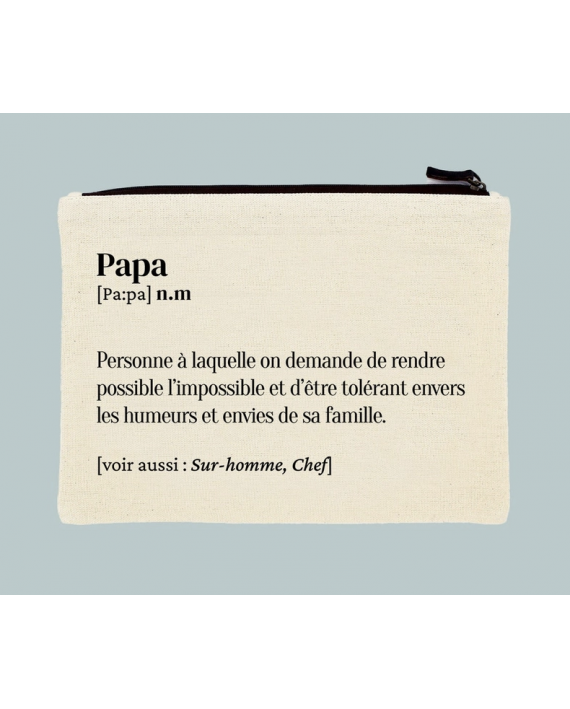 Pochette / trousse papa