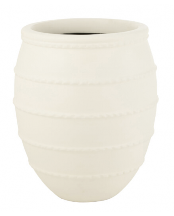 Cachepot / vase Terracotta Blanc