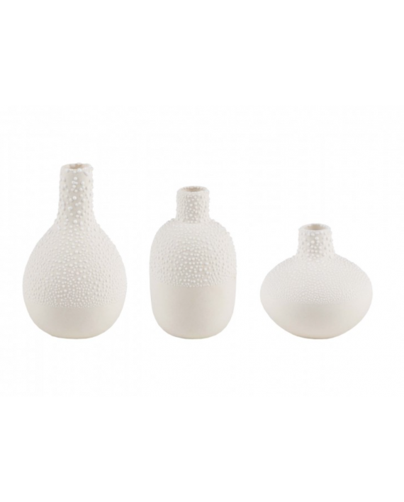 lot de 3 petits vases en porcelaine